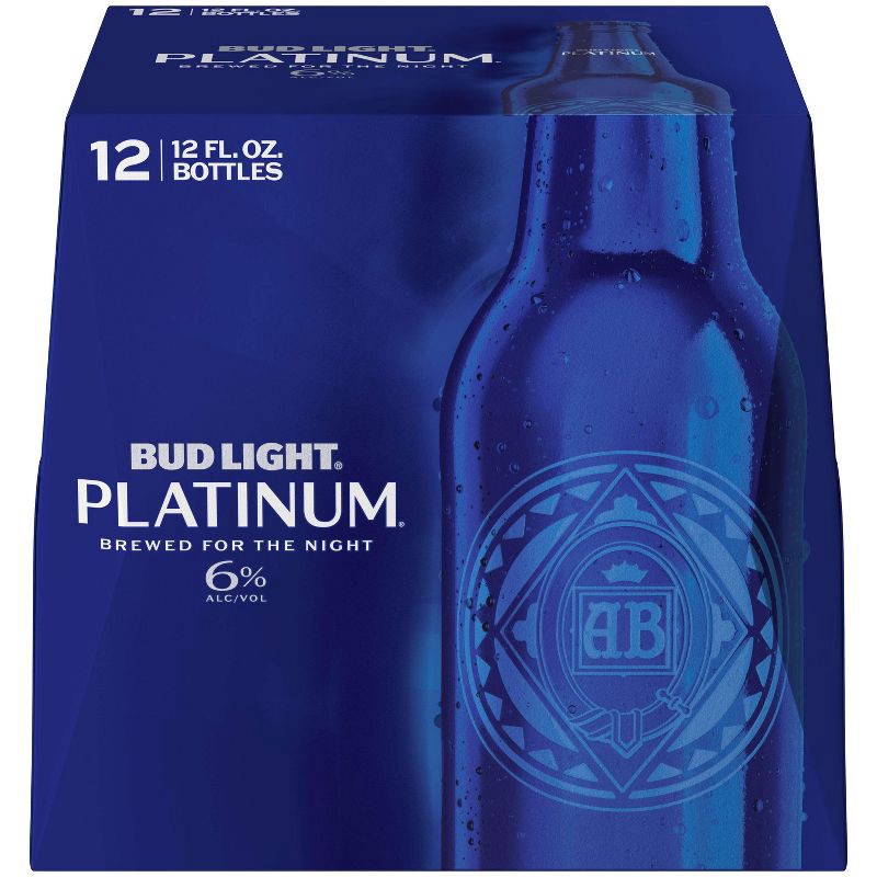 slide 9 of 16, Bud Light Platinum Beer - 12pk/12 fl oz Bottles, 12 ct; 12 fl oz