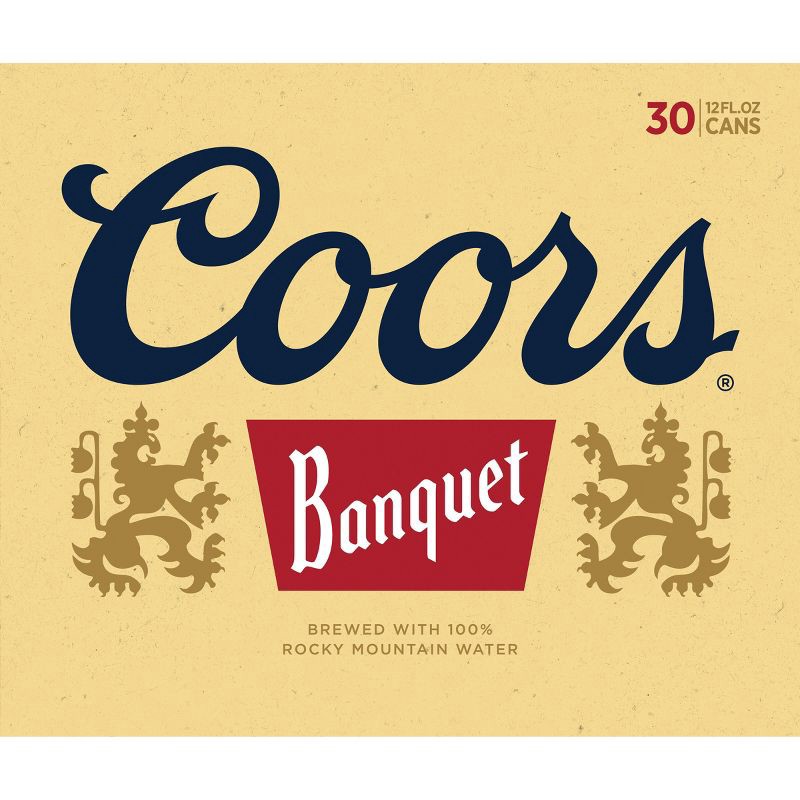 slide 8 of 11, Coors Banquet Beer - 30pk/12 fl oz Cans, 30 ct; 12 fl oz