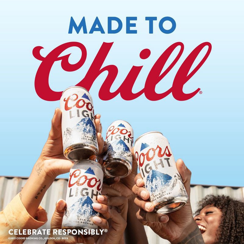 slide 6 of 7, Coors Light Beer - 15pk/16 fl oz Aluminum Bottles, 15 ct; 16 fl oz