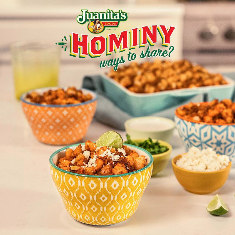 slide 2 of 4, Juanita's Foods Mexican Style Hominy - 25oz, 25 oz