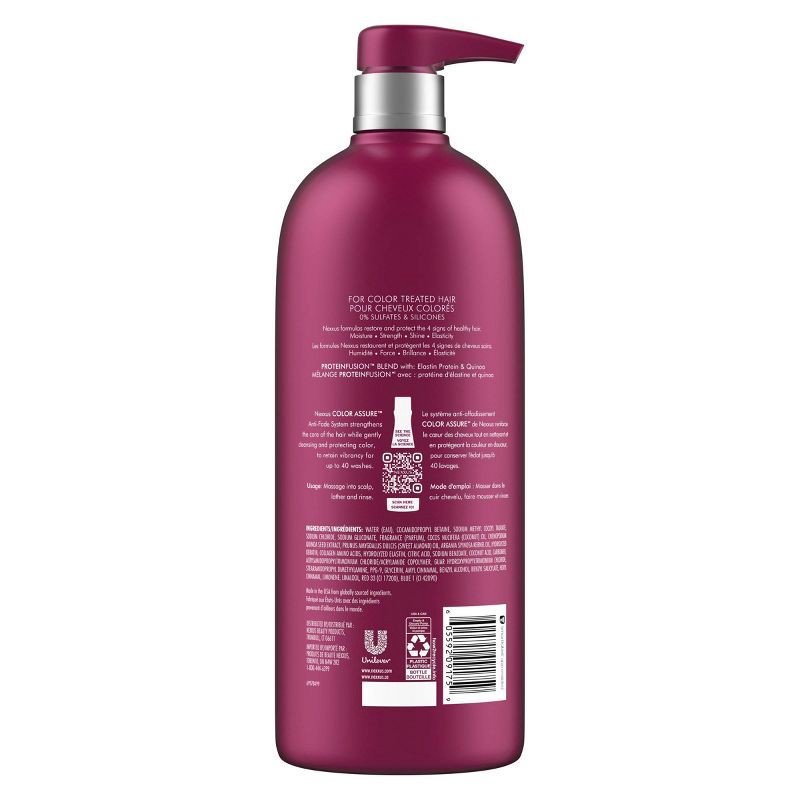 slide 3 of 7, Nexxus Color Assure Sulfate Free Shampoo For Color Treated Hair - 33.8 fl oz, 33.8 fl oz