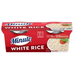 Minute Rice Gluten Free Grain Microwaveable White Rice Bowl - 8.8oz/2ct