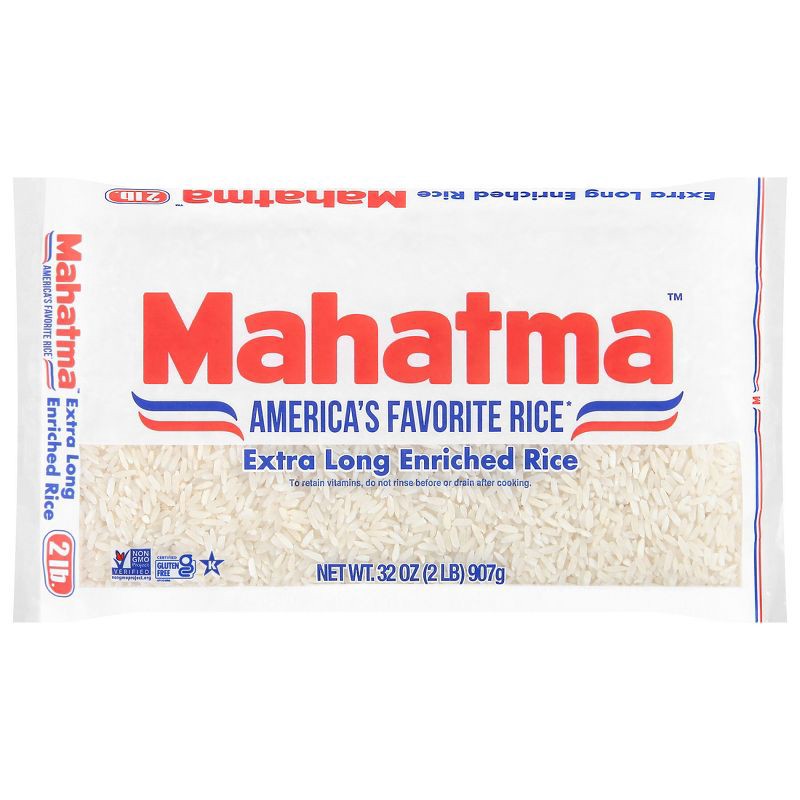 slide 1 of 9, Mahatma Enriched Extra Long Grain Rice - 2lbs, 2 lb