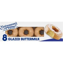 Entenmann's Glazed Buttermilk Donuts - 8ct / 16oz