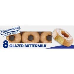 Entenmann's Glazed Buttermilk Donuts - 8ct / 16oz