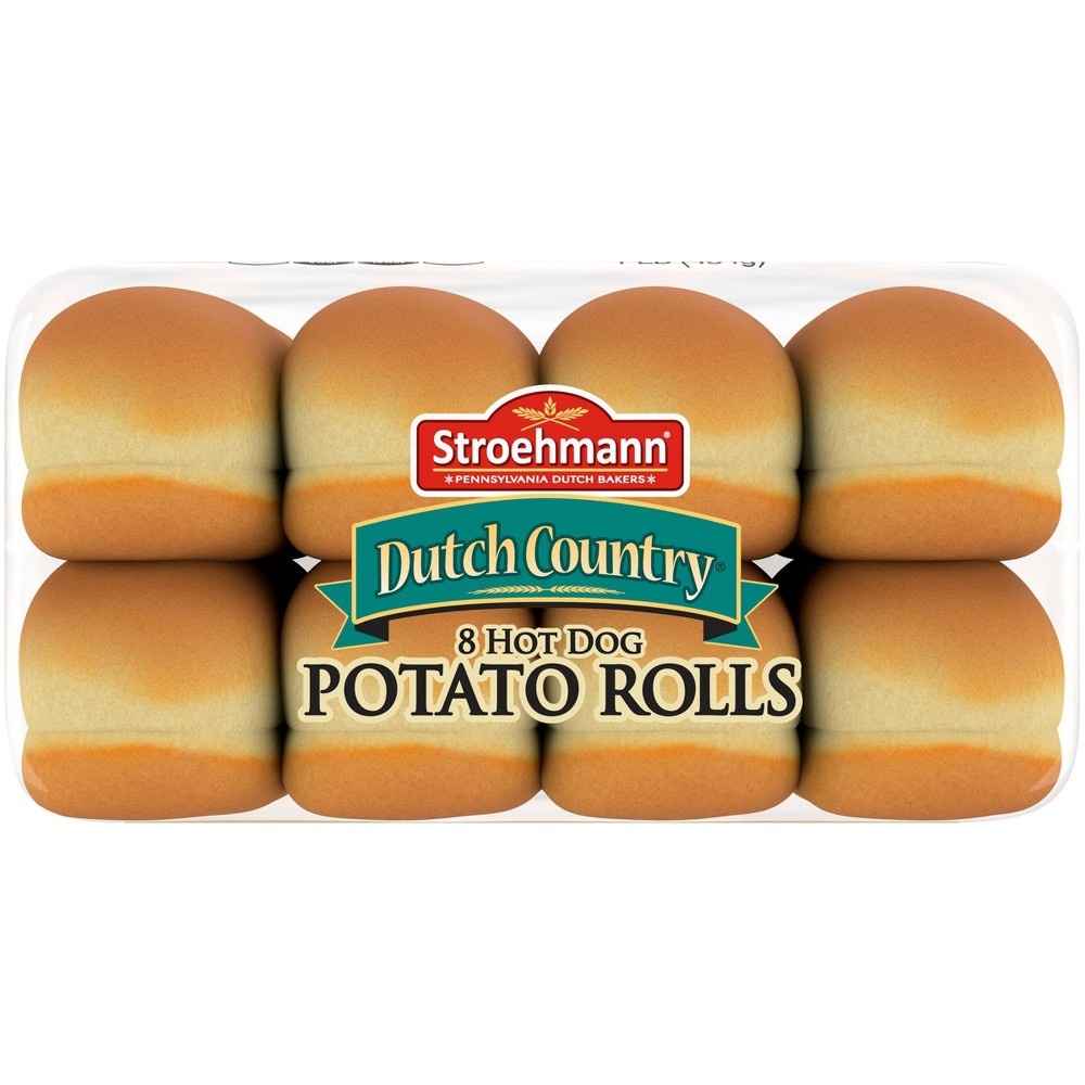 slide 4 of 4, Stroehmann Potato Hot Dog Buns, 8 ct; 15 oz