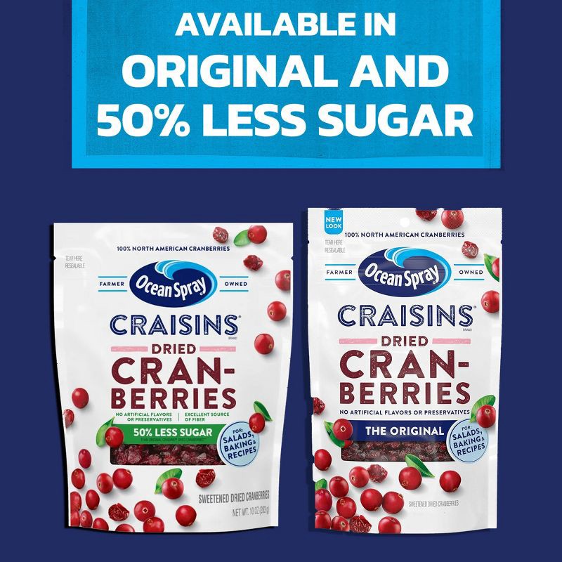 slide 8 of 10, Ocean Spray Reduced Sugar Craisins - 5oz, 5 oz