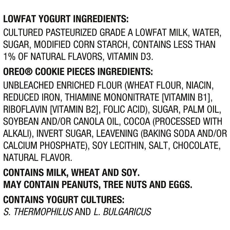 slide 6 of 10, YoCrunch Low Fat Vanilla with OREO Yogurt - 4ct/4oz Cups, 4 ct; 4 oz