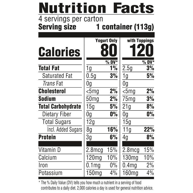 slide 7 of 10, YoCrunch Low Fat Vanilla with OREO Yogurt - 4ct/4oz Cups, 4 ct; 4 oz