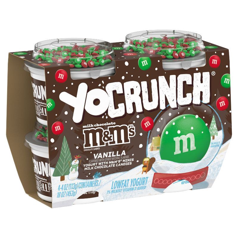 slide 2 of 13, YoCrunch Low Fat Vanilla with M&Ms Yogurt - 4ct/4oz Cups, 4 ct; 4 oz