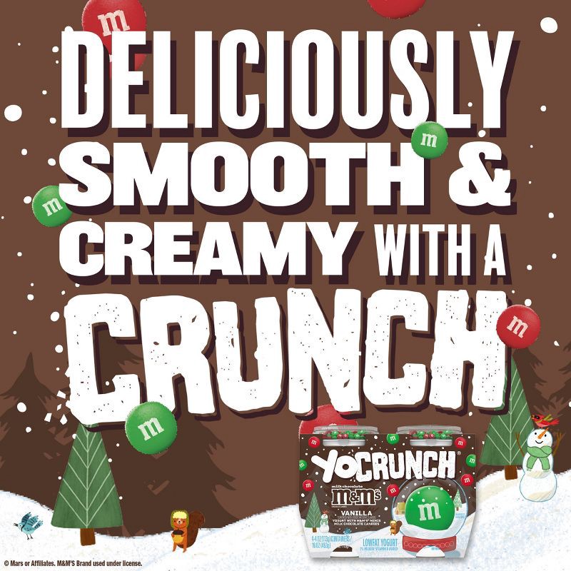 slide 3 of 13, YoCrunch Low Fat Vanilla with M&Ms Yogurt - 4ct/4oz Cups, 4 ct; 4 oz