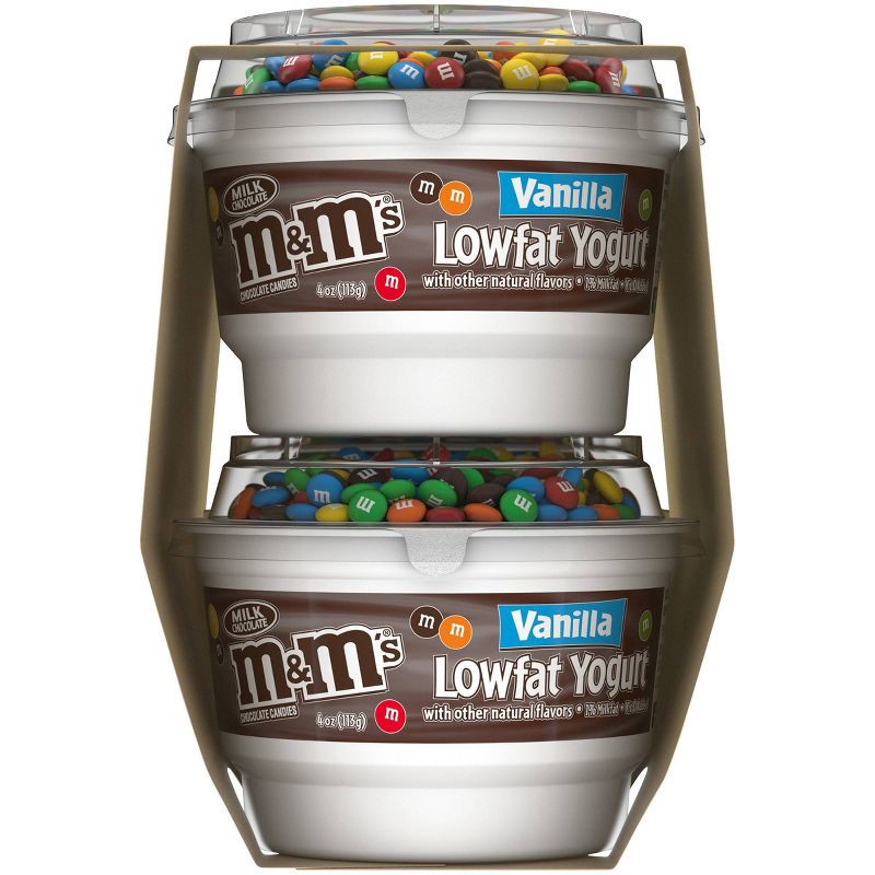 slide 13 of 13, YoCrunch Low Fat Vanilla with M&Ms Yogurt - 4ct/4oz Cups, 4 ct; 4 oz