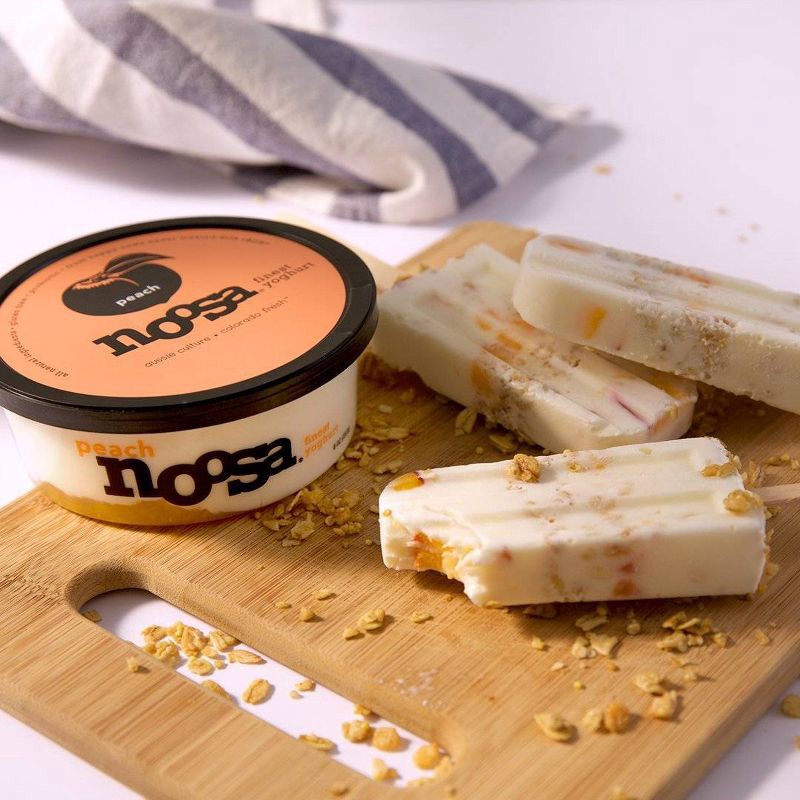 slide 2 of 6, noosa Peach Aussie Style Yogurt - 11g Protein 8oz, 11 gram, 8 oz