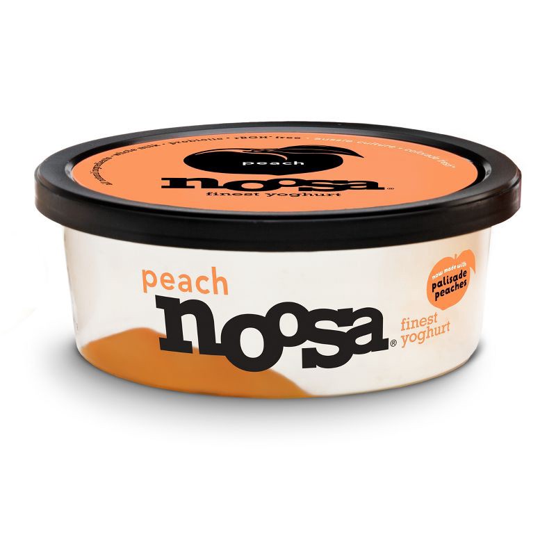 slide 1 of 6, noosa Peach Aussie Style Yogurt - 11g Protein 8oz, 11 gram, 8 oz