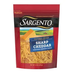 Sargento Natural Sharp Cheddar Shredded Cheese - 8oz