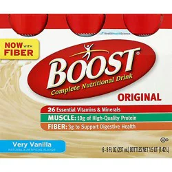 Boost Original Nutritional Drink Very Vanilla - 6-8 Fl. Oz.