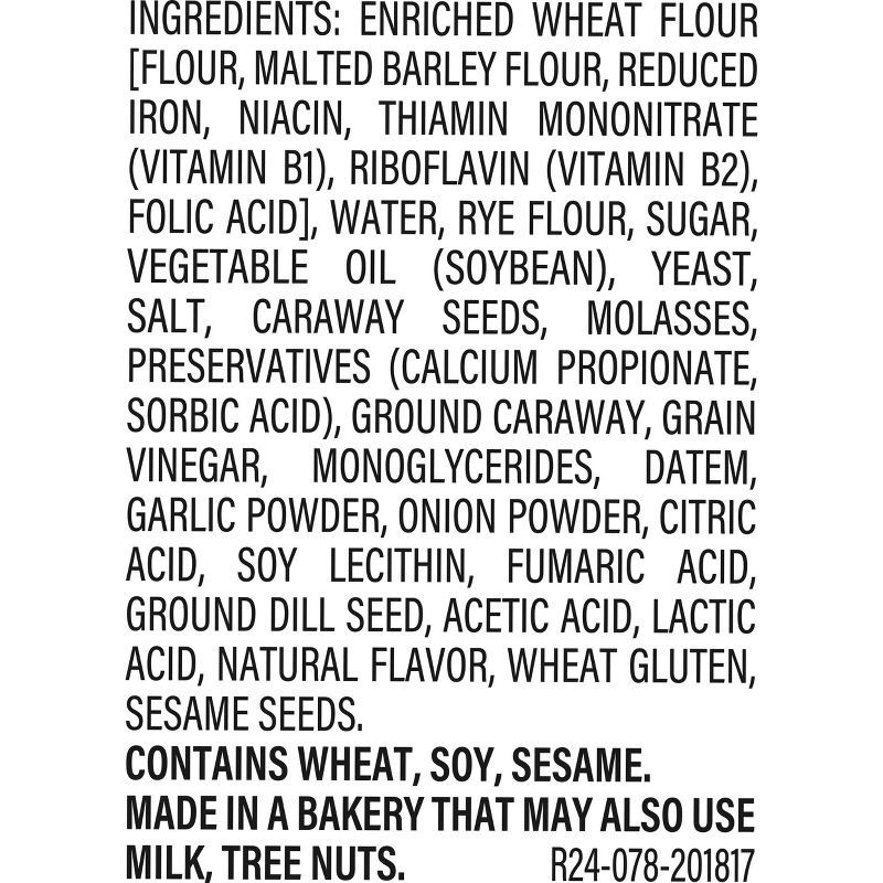 slide 3 of 7, Arnold Seeded Jewish Rye Bread - 16oz, 16 oz