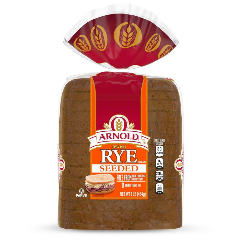 slide 7 of 7, Arnold Seeded Jewish Rye Bread - 16oz, 16 oz