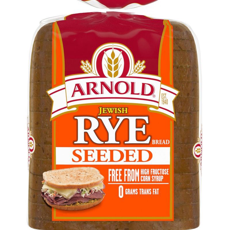 slide 1 of 7, Arnold Seeded Jewish Rye Bread - 16oz, 16 oz
