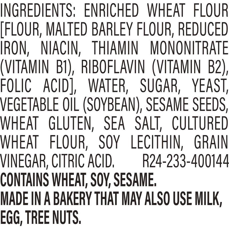 slide 3 of 8, Arnold Select White Sesame Buns - 454g/8ct, 454 gram, 8 ct