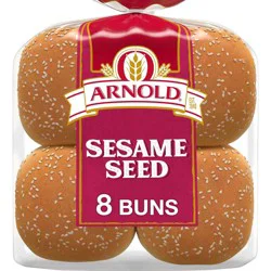Arnold Select White Sesame Buns - 454g/8ct