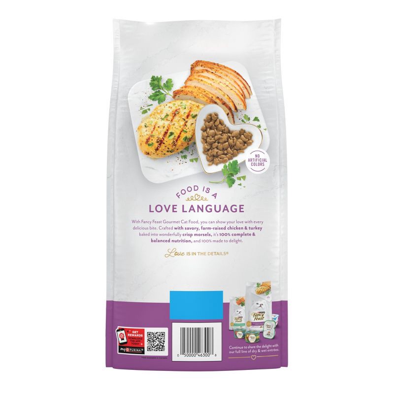 slide 2 of 13, Purina Fancy Feast with Chicken & Turkey Adult Gourmet Dry Cat Food - 48oz, 48 oz