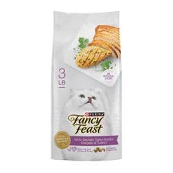 Purina Fancy Feast with Chicken & Turkey Adult Gourmet Dry Cat Food - 48oz