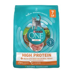 Purina ONE Ideal Healthy Weight High Protein Natural Chicken Flavor Dry Cat Food - 7lbs