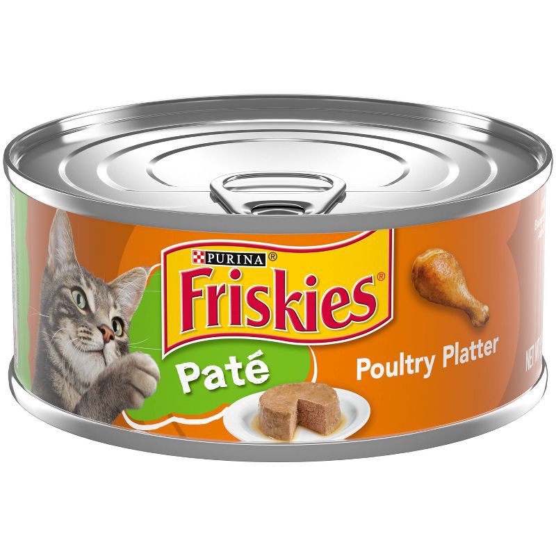 slide 1 of 5, Purina Friskies Paté with Chicken and Turkey Flavor Wet Cat Food Poultry Platter - 5.5oz, 5.5 oz