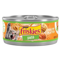 Purina Friskies Paté with Chicken and Turkey Flavor Wet Cat Food Poultry Platter - 5.5oz