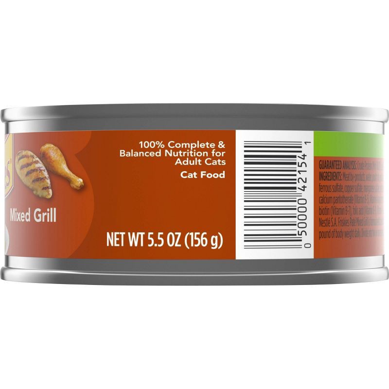 slide 5 of 5, Purina Friskies Paté Chicken Flavor Wet Cat Food Mixed Grill - 5.5oz, 5.5 oz