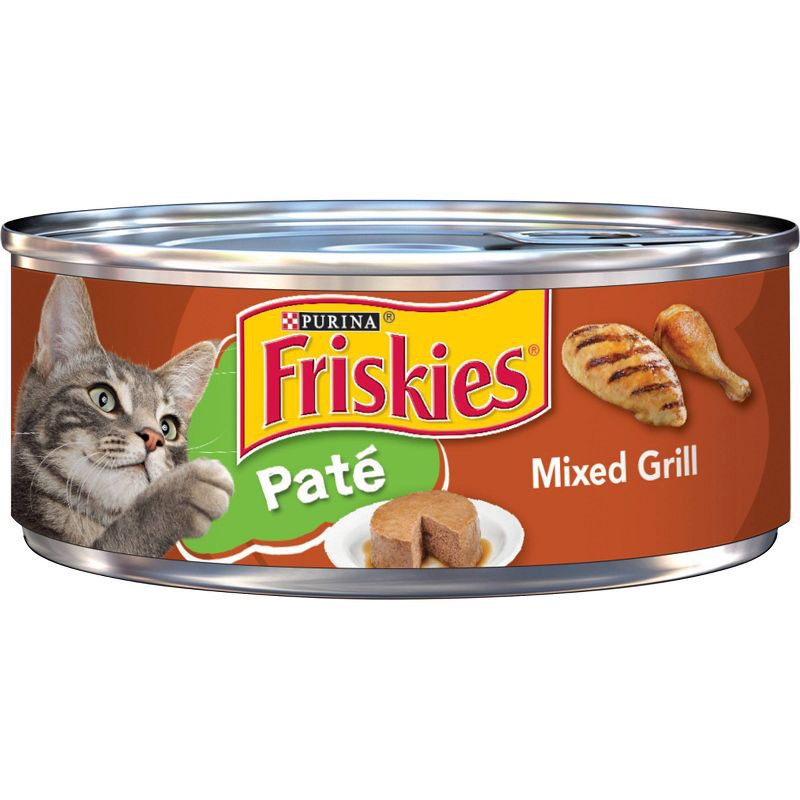 slide 1 of 5, Purina Friskies Paté Chicken Flavor Wet Cat Food Mixed Grill - 5.5oz, 5.5 oz