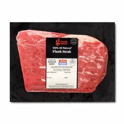 Fresh USDA Choice Angus Beef Flank Steak - 0.68-1.25 lbs - price per lb - Good & Gather™