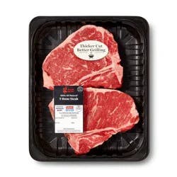 USDA Choice Angus Beef T-Bone Steak - 1.36-3.50 lbs - price per lb - Good & Gather™