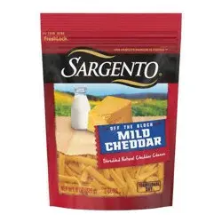 Sargento Natural Mild Cheddar Shredded Cheese - 8oz