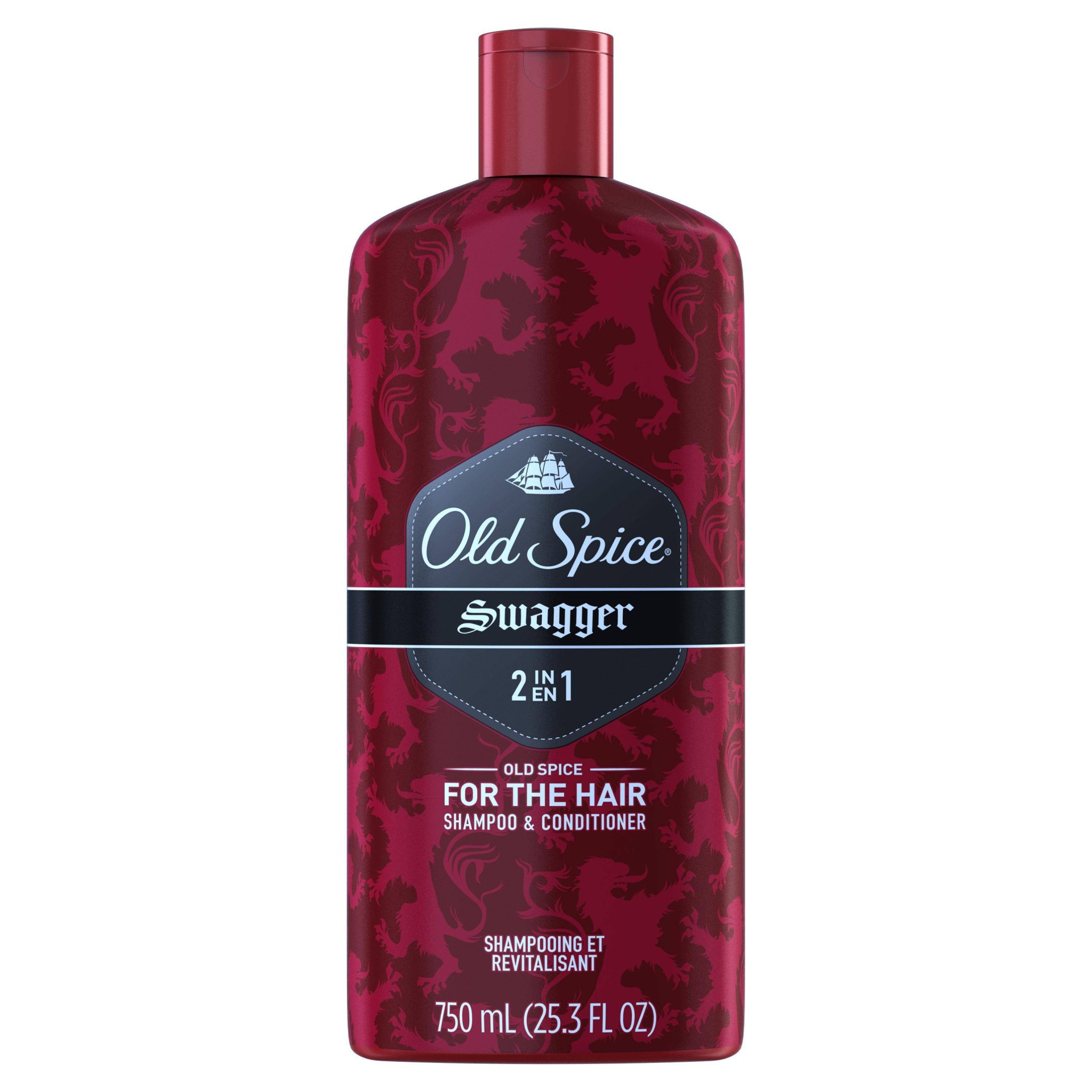 slide 1 of 3, Old Spice Swagger 2 in 1 Shampoo And Conditioner, 25.3 oz