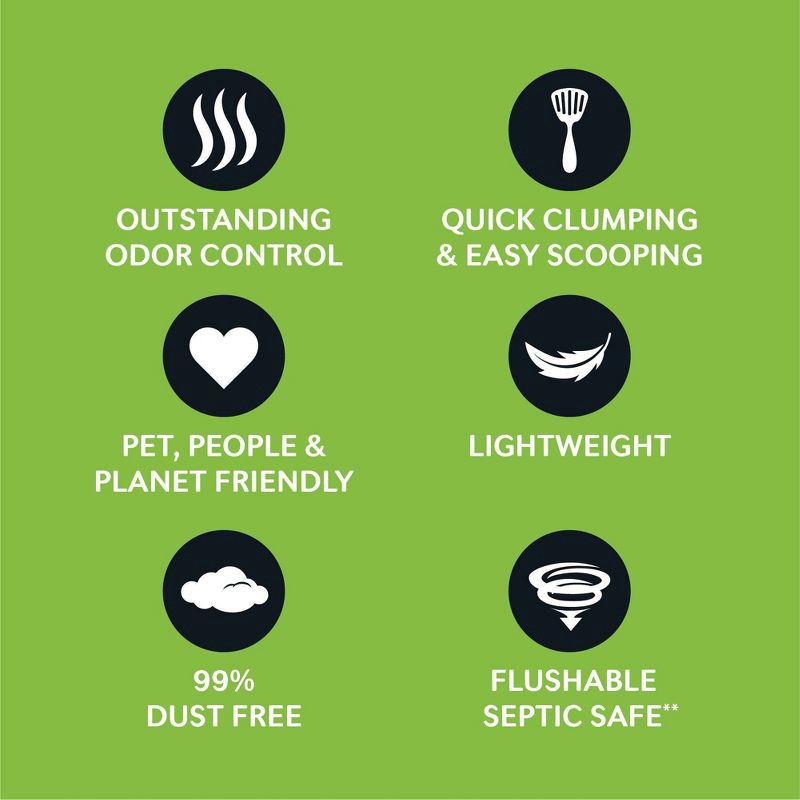 slide 7 of 9, World's Best Cat Litter- Clumping Cat Formula - 15lbs, 15 lb