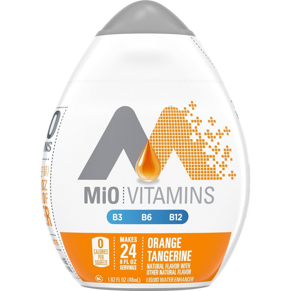 slide 4 of 8, MiO Vitamins Orange Tangerine Naturally Flavored Liquid Water Enhancer - 1.62 fl oz, 1.62 fl oz