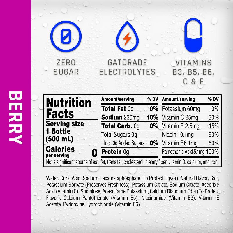 slide 2 of 11, Propel Zero Berry Nutrient Enhanced Water - 6pk/16.9 fl oz Bottles, 6 ct; 16.9 fl oz