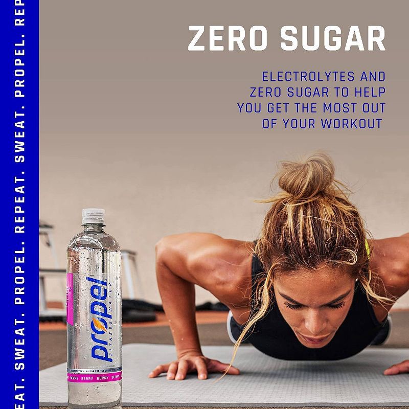 slide 7 of 9, Propel Zero Berry Nutrient Enhanced Water - 6pk/16.9 fl oz Bottles, 6 ct; 16.9 fl oz