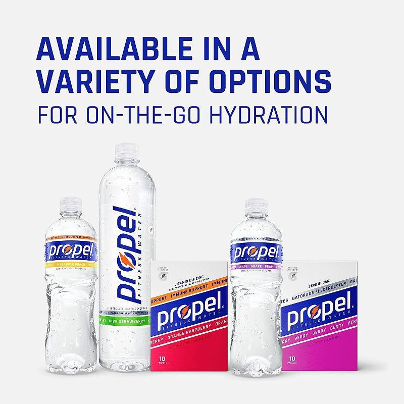 slide 9 of 9, Propel Zero Berry Nutrient Enhanced Water - 6pk/16.9 fl oz Bottles, 6 ct; 16.9 fl oz