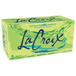 LaCroix Sparkling Water Lime - 8pk/12 fl oz Cans