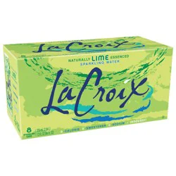 LaCroix Sparkling Water Lime - 8pk/12 fl oz Cans