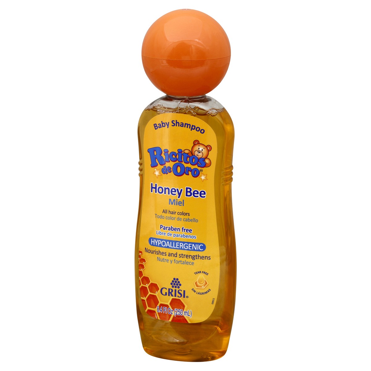 slide 10 of 10, Ricitos De Oro Honey Bee Baby Shampoo, 8.4 fl oz