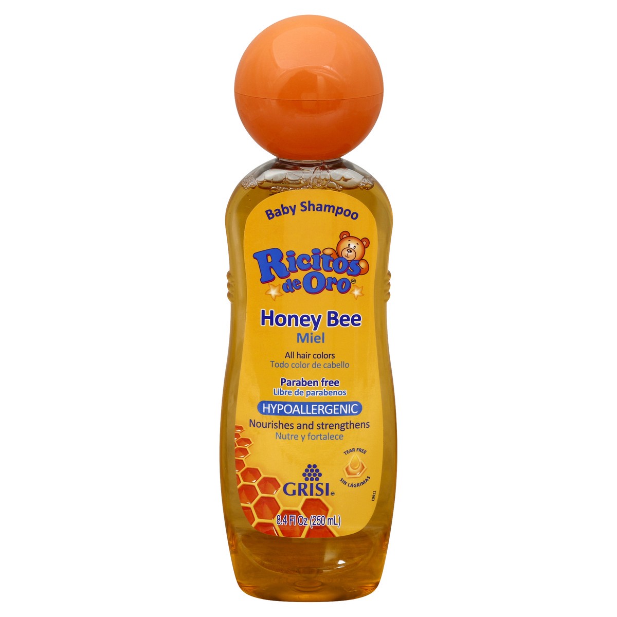 slide 3 of 10, Ricitos De Oro Honey Bee Baby Shampoo, 8.4 fl oz