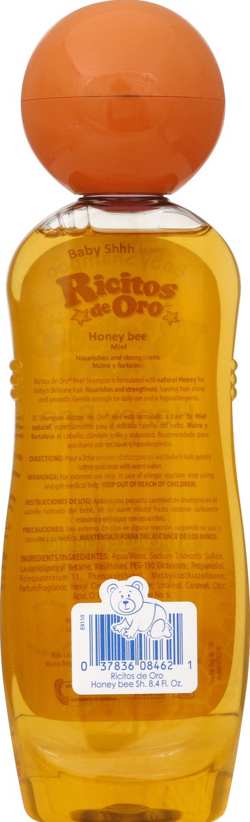 slide 9 of 10, Ricitos De Oro Honey Bee Baby Shampoo, 8.4 fl oz