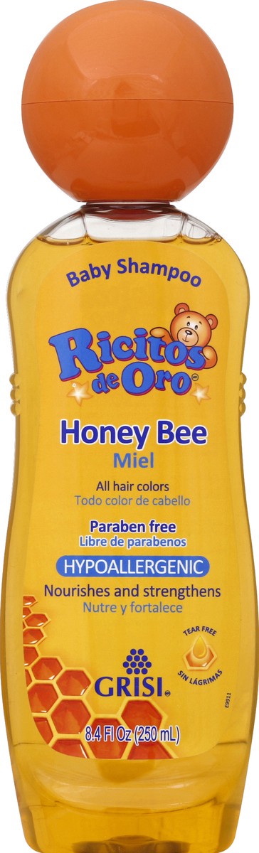 slide 1 of 10, Ricitos De Oro Honey Bee Baby Shampoo, 8.4 fl oz