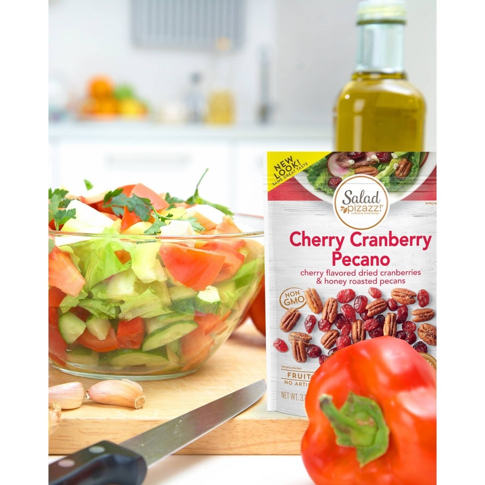 slide 2 of 5, Salad Pizazz! Cherry Flavored Cranberries & Honey Roasted Pecans Salad Topper, 3.75 oz