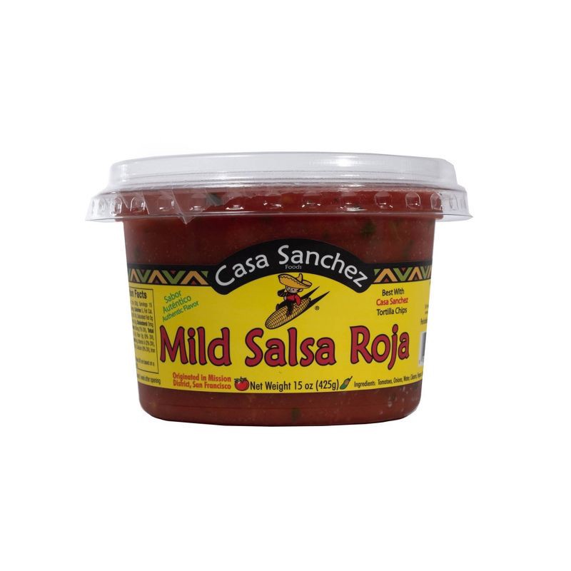 slide 1 of 2, Casa Sanchez Roja Mild Salsa - 15oz, 15 oz