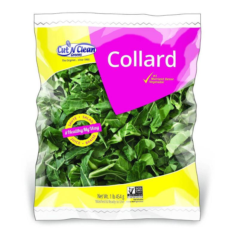 slide 1 of 3, Fresh Chopped Collard Greens - 1lb, 1 lb